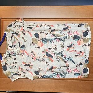 NWT Rachel Zoe Floral Short Sleeve Top